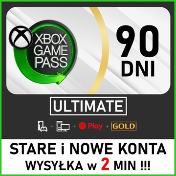 XBOX GAME PASS ULTIMATE 90 DNI 3 MIESIĄCE + GOLD