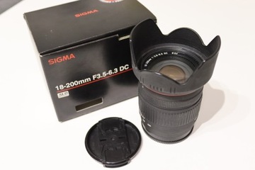 Obiektyw Sigma 18-200 F3.6-6.3 DC
