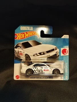 HOT WHEELS NISSAN SKYLINE GT-R (BCNR33) GODZILLA