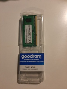 PAMIĘĆ RAM DDR3 GoodRam GR1333S364L9S/4G  4GB