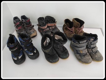 Zestaw butów jesienno - zimowych 25 - 26