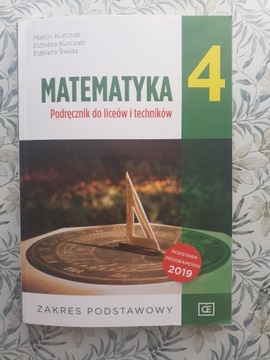 Matematyka 4/ Zakres podstawowy /PAZDRO 2022