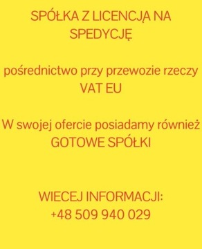 Spółka z licencją na spedycję-VAT EU