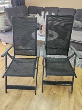 Krzesła ogrodowe aluminiowe