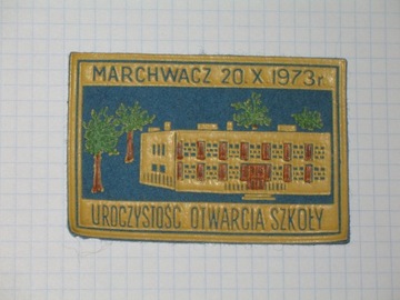 Marchwacz 1973 Otwarcie szkoły
