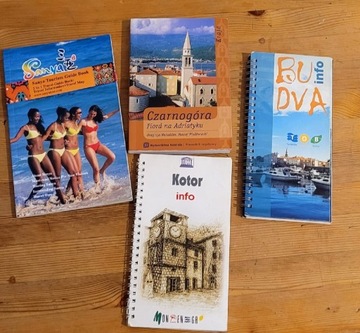 4 książki Czarnogóra
