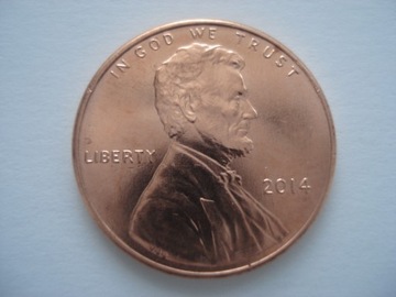 USA 1 cent Lincoln 2014