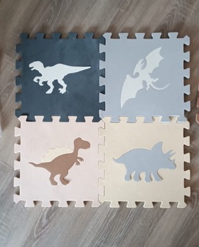 Puzzle mata piankowa edukacyjna dinozaury