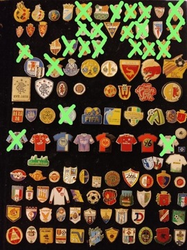 Odznaki piny klubowe - Niemcy, Włochy, Hiszpania