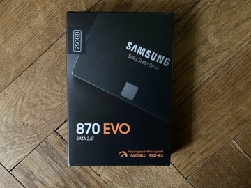 DYSK SSD SAMSUNG 870 EVO 250GB SATA 3 560/530