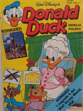 Donald Duck 10/1991, Kaczor Donald, stan bdb!