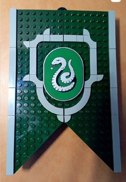 Lego flaga Slytherin pokój 