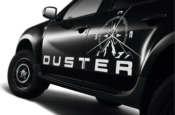 Zestaw naklejek Dacia Duster na boki róża wiatrów