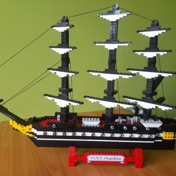 LEGO 398 USS Constellation statek unikat