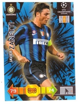 PANINI CHAMPIONS LEAGUE 10/11 ZANETTI INTER 