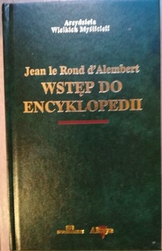 JEAN D'ALEMBERT - WSTĘP DO ENCYKLOPEDII