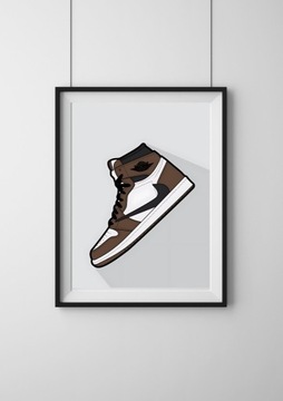 Plakat Nike Air Jordan TRAVIS Ozdoba A3