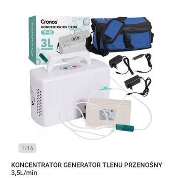 Generator tlenu przenośny 3,5l/min NOWY