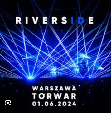 2 bilety na Riverside 01.06 Warszawa