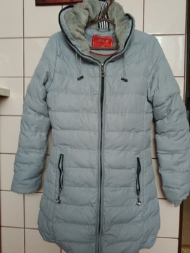 Płaszcz kurtka zimowa dziewczynka 146 ciepła 