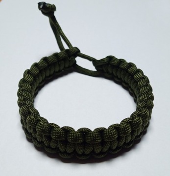 Bransoletka SURVIVAL typu "COBRA" - paracord 550/5