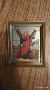 Ikona Świętego Andrzeja Apostoła 12 x 14 cm