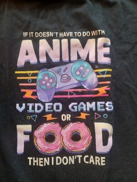 Bluzka anime, video games, food