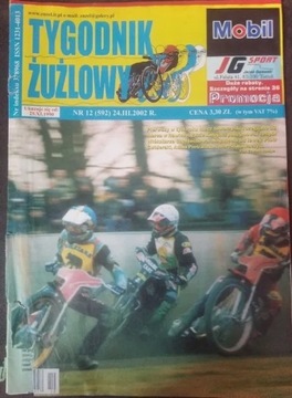 Żużel Speedway Tygodnik Żużlowy numer 12/2002rok