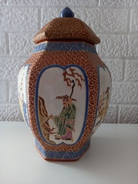 Chinska ceramiczna waza  ,vintage 