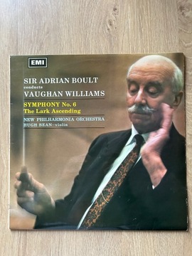 Winyl VAUGHAN WILLIAMAS Symphony 6 Lark BOULT LP