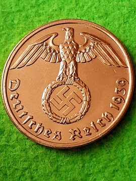 1 REICHSPFENNIG 1939 RZESZA / A