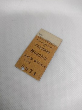 Magnes Bilet Puschkau - Moschina