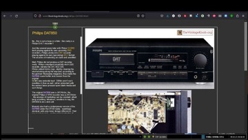 PHILIPS DAT 850/00R  Cyfrowy magnetofon UNIKAT