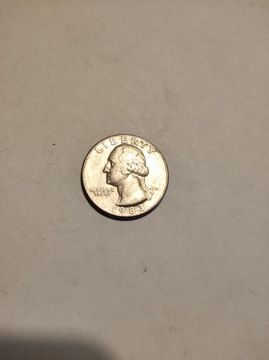 USA Quarter Dollar 1983