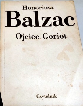 Ojciec Goriot Honoriusz Balzac