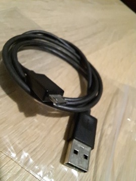 Kabelek USB do komórki, sprzętu,power banka,czarny