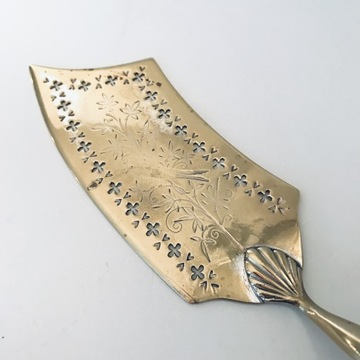 Łopatka plater złocony Fraget 35,5 cm 1860-1896