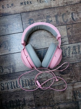 Słuchawki Razer Kraken Pink Różowe Kitty 