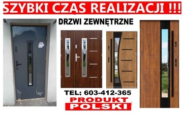 drzwi zewnętrzne z montażem ,antywłamaniowe