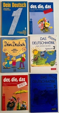 Niemiecki, klasa IV-VI, 6 książek