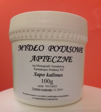 MYDŁO POTASOWE APTECZNE  (Sapo kalinus) 100g