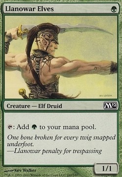 Karta Magic The Gathering - Llanovar elves 