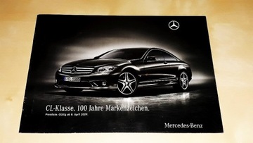 Prospekt Mercedes-Benz CL-Class "100 Jahre" 2009 