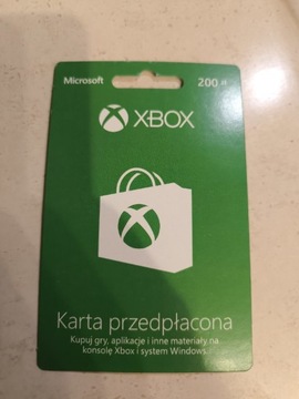 Karta przedpłacona microsoft, xbox