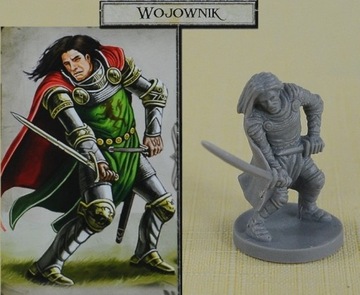 TALISMAN Magia i Miecz: WOJOWNIK figurka z gry