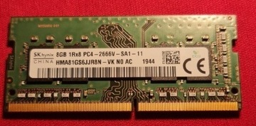 RAM 8 GB DDR 4 SO DIMM SK hynix