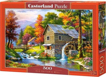 puzzle Castorland Old Sutter’s Mill 500 Stary młyn