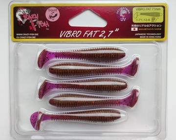 Crazy Fish Vibro Fat 2.7" klasyczna przynęta