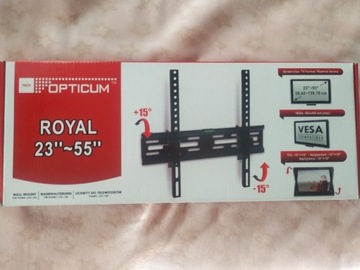 NOWY uchwyt wieszak TV LCD ROYAL 23-55 uchylny"