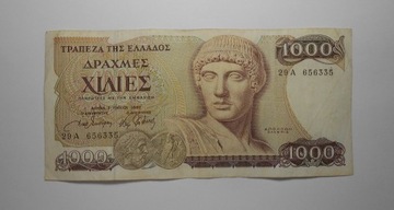 stary banknot Grecja